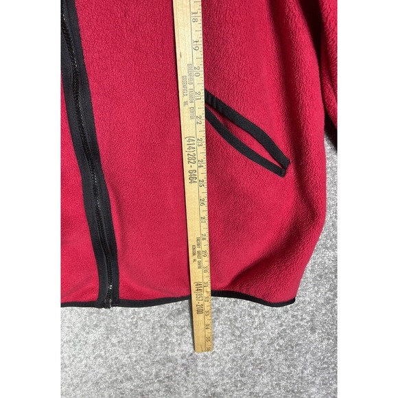 Bob Mackie Wearable Art Oversize Full Zip Fleece Jacket Womens Large Embroidered - Picture 13 of 14